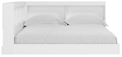 Ashley Piperton White Full Bookcase Storage Bed