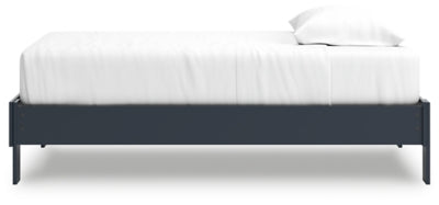 Ashley Simmenfort Navy Blue Twin Platform Bed