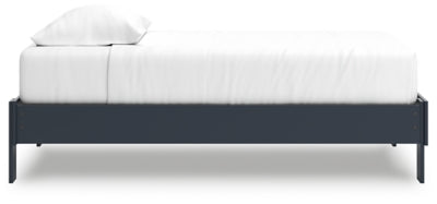 Ashley Simmenfort Navy Blue Twin Platform Bed