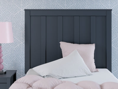 Ashley Simmenfort Navy Blue Twin Panel Headboard