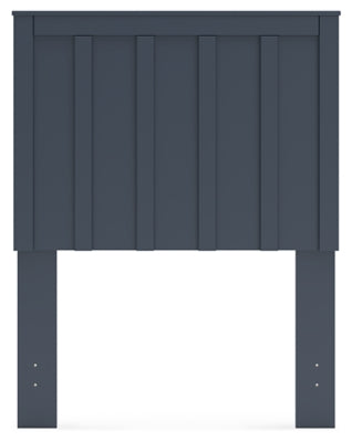 Ashley Simmenfort Navy Blue Twin Panel Headboard