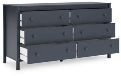 Ashley Simmenfort Navy Blue Dresser