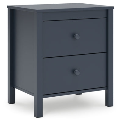 Ashley Simmenfort Navy Blue Nightstand