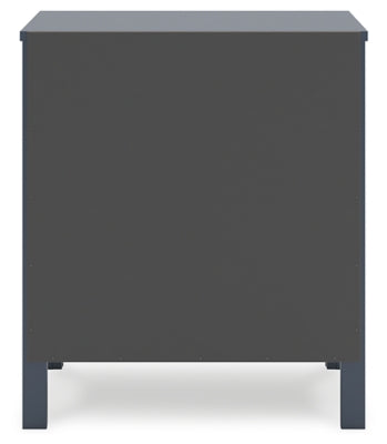 Ashley Simmenfort Navy Blue Nightstand