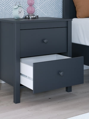 Ashley Simmenfort Navy Blue Nightstand
