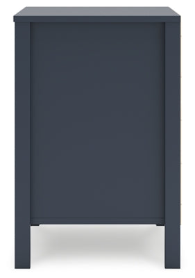 Ashley Simmenfort Navy Blue Nightstand