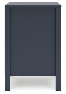 Ashley Simmenfort Navy Blue Nightstand