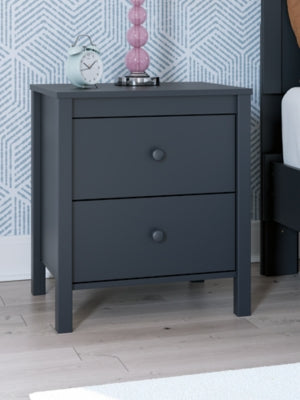 Ashley Simmenfort Navy Blue Nightstand