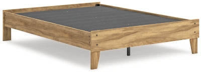 Ashley Bermacy Light Brown Full Platform Bed