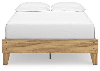 Ashley Bermacy Light Brown Full Platform Bed