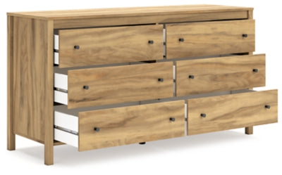 Ashley Bermacy Light Brown Dresser