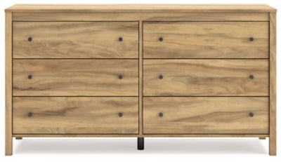 Ashley Bermacy Light Brown Dresser