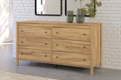 Ashley Bermacy Light Brown Dresser