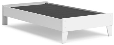 Ashley Hallityn White Twin Platform Bed