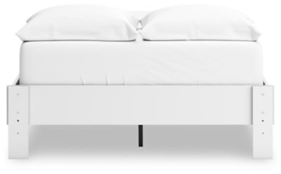 Ashley Hallityn White Full Platform Bed