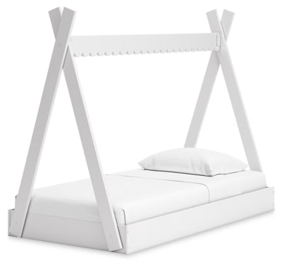 Ashley Hallityn White Twin Tent Bed