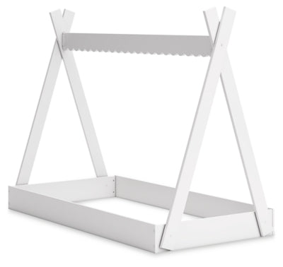 Ashley Hallityn White Twin Tent Bed