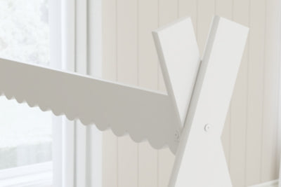 Ashley Hallityn White Twin Tent Bed