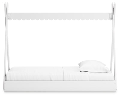 Ashley Hallityn White Twin Tent Bed