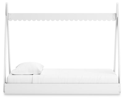 Ashley Hallityn White Twin Tent Bed