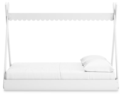 Ashley Hallityn White Full Tent Bed