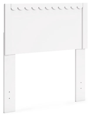 Ashley Hallityn White Twin Panel Headboard