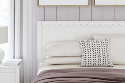 Ashley Hallityn White Full Panel Headboard