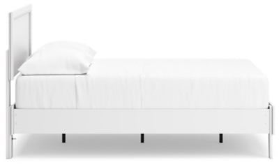 Ashley Hallityn White Full Panel Platform Bed