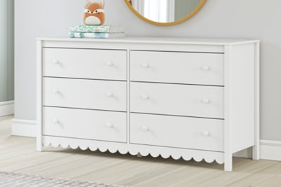 Ashley Hallityn White Dresser