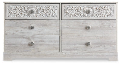 Ashley Paxberry Whitewash 59" W Dresser