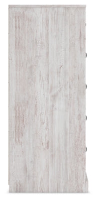 Ashley Paxberry Whitewash 5 Drawer Chest
