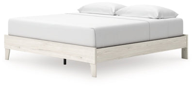 Ashley Socalle Light Natural King Platform Bed