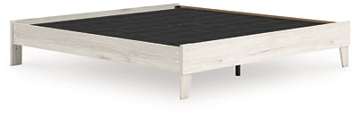 Ashley Socalle Light Natural King Platform Bed