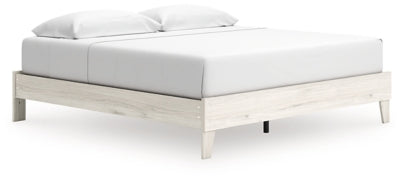 Ashley Socalle Light Natural King Platform Bed