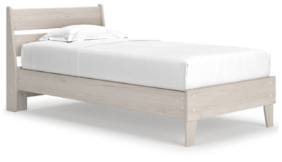 Ashley Socalle Natural Twin Panel Platform Bed