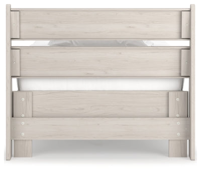 Ashley Socalle Natural Twin Panel Platform Bed