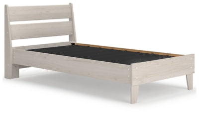 Ashley Socalle Natural Twin Panel Platform Bed