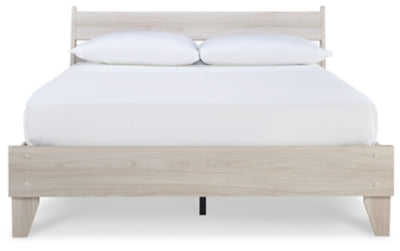 Ashley Socalle Natural Queen Panel Platform Bed