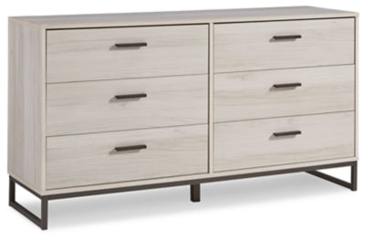 Ashley Socalle Light Natural 6 Drawer Dresser