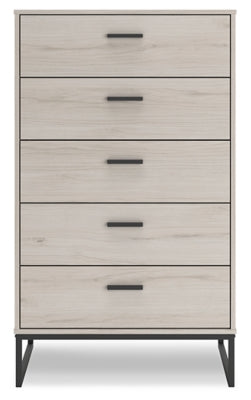 Ashley Socalle Light Natural 5 Drawer Chest