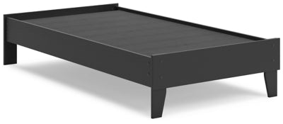 Ashley Socalle Black Twin Platform Bed