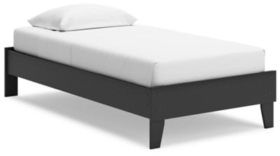 Ashley Socalle Black Twin Platform Bed