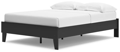 Ashley Socalle Black Full Platform Bed