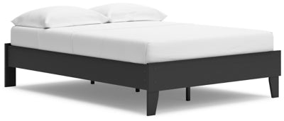 Ashley Socalle Black Full Platform Bed