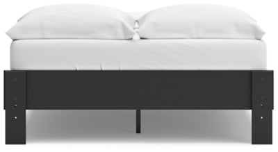 Ashley Socalle Black Full Platform Bed