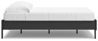 Ashley Socalle Black Full Platform Bed