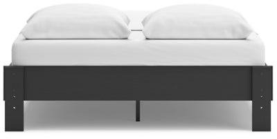 Ashley Socalle Black Queen Platform Bed