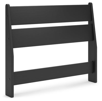 Ashley Socalle Black Twin Panel Headboard