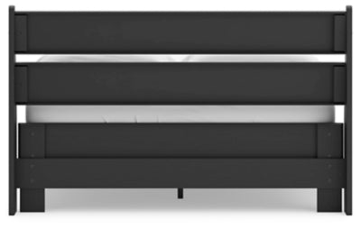 Ashley Socalle Black Full Panel Platform Bed