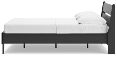 Ashley Socalle Black Full Panel Platform Bed